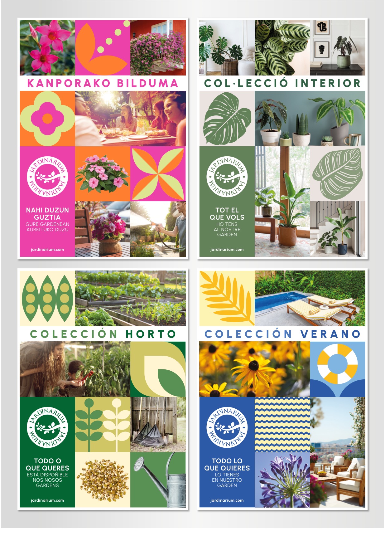 Selección de piezas de Jardinarium, bloque 2