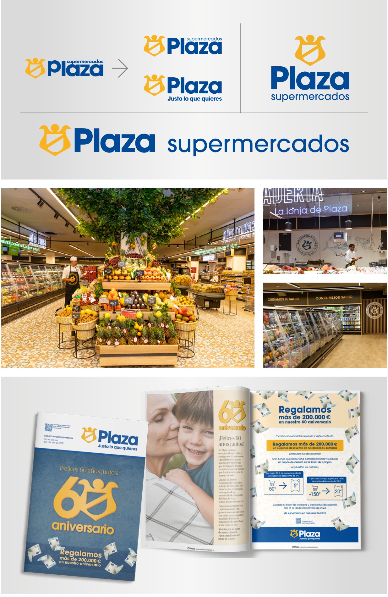 Selección de piezas de Plaza Supermercados, bloque 1