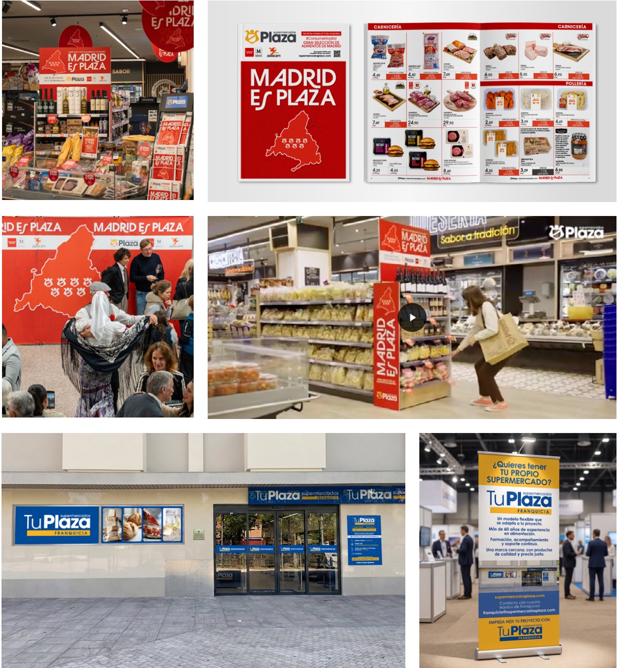Selección de piezas de Plaza Supermercados, bloque 4
